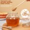 6PCS 6-Inch Wooden Honey Dipper Sticks, Stirrer Set for Wedding and Party Favors